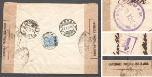 1917 Russia Censored Cover Norsk Manufactory Moscow - Gossau (Switzerland)