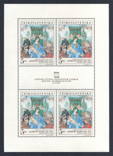 1968 Czechoslovakia, Souvenir Sheet (CV $40, MNH)