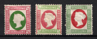 1873 Heligoland, Germany (Full Set, CV $170)