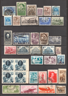 Soviet Union, Collection (5 Pages, Canceled)