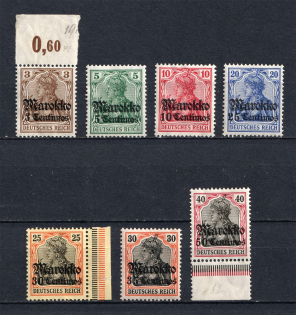 1911-19 Morocco, German Offices Abroad