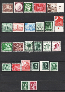 1936-42 Third Reich, Germany (Full Sets, CV $200, MNH)