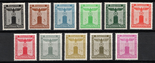 1938 Third Reich, Germany, Official Stamps (Full Set, CV $200)