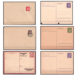 Germany, Group, 6 Poscards and Covers