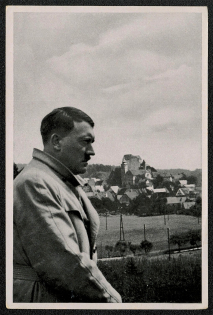 1933 In the German countryside. Hiltpoltstein in the Frankische Schweiz. Cigarette card