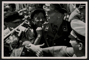 1933 Each wants once to take hold of the Fuhrer’s hand. Cigarette card