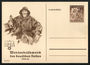 1939 Special cards for the 1938/39 Winter Relief Fund Michel P 274/06