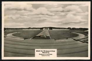 1939 Reich party rally of the NSDAP in Nuremberg. The National Party Rally Grounds - Luitpoldarena