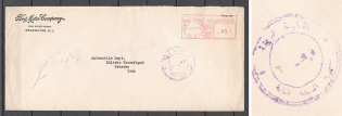 1941 USA Local Asia Censored Censorship Cover New York - Teheran
