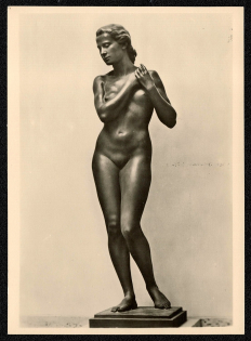 "1937 Sculpture Rudolf Kaesbach “Springtime of Life"""