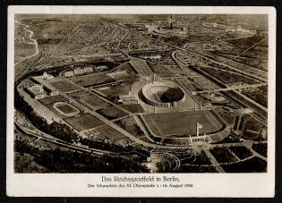 1936 The Reichs Sports Field in Berlin, Olympic Games
