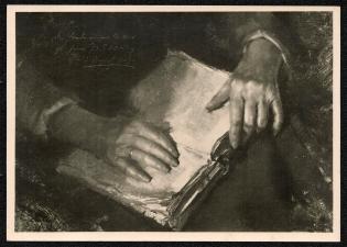 1937 Munich House of German Karl Truppe Engelhard “A Mother’s Hands”