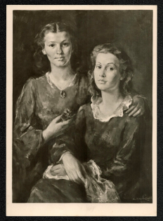 1937 Munich House of German Art Andreas Patzeit “Sisters”
