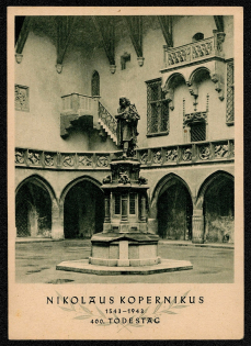 1944 Krakau The cancellation commemorates Five Years of the Generalgovernment