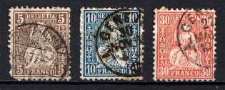 1862-81 Switzerland (CV $50, Canceled)
