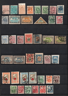 1918-40 Estonia, Collection (3 Pages, Canceled)