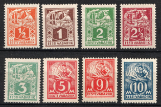 1922-24 Estonia (Perforated, Full Set, CV $60)
