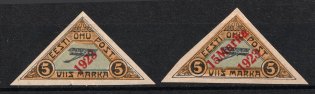 1923 Estonia, Airmail (Full Set, Signed, CV $60)