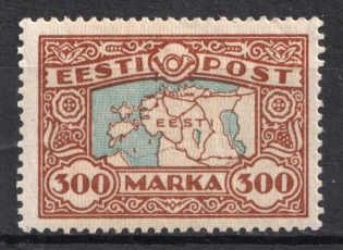 1924 Estonia (Mi. 54, Full Set, CV $210, MNH)