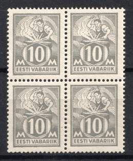 1928 Estonia, Block of Four (Full Set, CV $40, MNH)