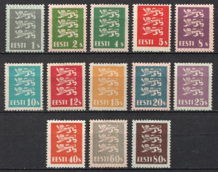 1928-29 Estonia (Full Set, CV $150)