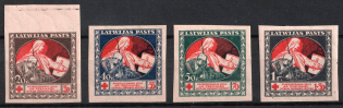 1920 Latvia (ROSE Banknotes, Full Set, CV $10)