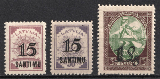 1927 Latvia (Full Set, CV $40)