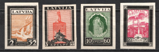 1933 Latvia, Airmail (Imperforate, Full Set, CV $90)
