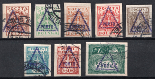 1919 Krakow, Overprint 'Porto', Postage Due Stamps, Local Issue, Poland (Canceled)
