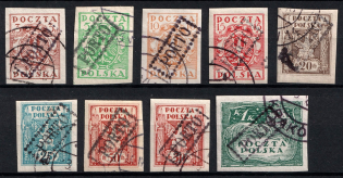 1919 Krakow, Overprint 'Porto', Postage Due Stamps, Local Issue, Poland (Canceled)