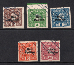 1918 Tarnow Local Issue, Poland (Full Set, Canceled, CV $80)