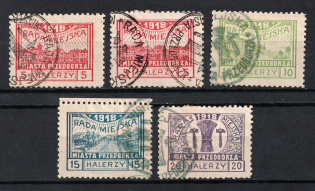 1918 Przedborz Local Issue, Poland (Canceled, CV $70)