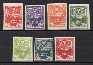 1921 East Upper Silesia, Poland (Full Set, CV $100)
