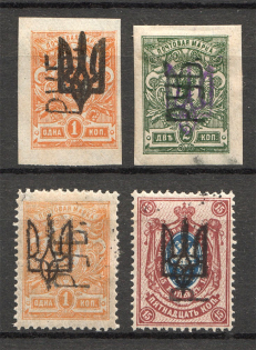 Ukraine Kharkiv Rub Overprint (Authenticity unknown)