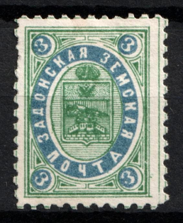 1888 3k Zadonsk Zemstvo, Russia (Schmidt #18)