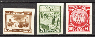 1925 Decembrist Revolution Anniversary (Full Set, MNH)