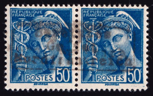 1940 50c Dunkirk, German Occupation of France, Germany, Pair (Mi. 3 I, Signed, CV $330, MNH)