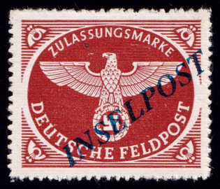 1944 Military Mail 'INSELPOST', Germany (Mi. 10 B b I, CV $70)