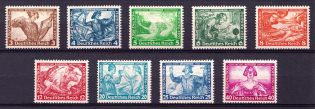 1933 Weimar Republic, Wagner, Germany (Mi. 499 A - 507 A, Full Set, CV $650)
