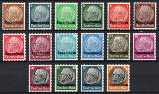1940 Luxembourg, German Occupation, Germany (Mi. 1-16, Full Set, CV $20)