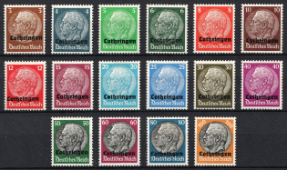 1940 Lorraine, German Occupation, Germany (Mi. 1-16, Full Set, CV $30)