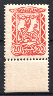 1942 20k Pskov, German Occupation of Russia, Germany (Mi. 10y, CV $30, MNH)