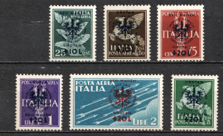 1944 Ljubljana, German Occupation, Germany (Mi. 33 - 38, Full Set, CV $290, MNH)