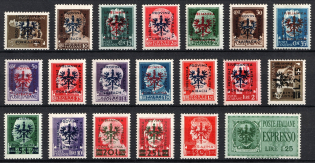 1944 Ljubljana, German Occupation, Germany (Mi. 1 - 20, Full Set, CV $310, MNH)