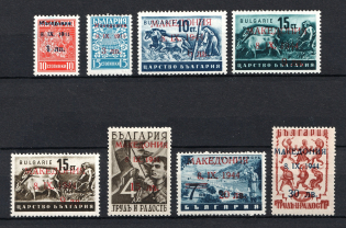 1944 Macedonia, German Occupation, Germany (Mi. 1 - 8, Full Set, Signed, CV $320)