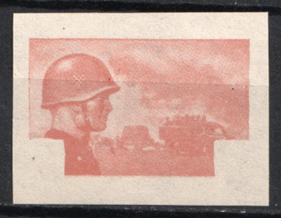 1943 9k + 4.5k Croatian Legion, Germany (Red Brown, Signed, MNH)