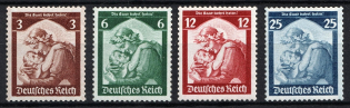 1935 Third Reich, Germany (Mi. 565 - 568, Full Set, CV $160, MNH)