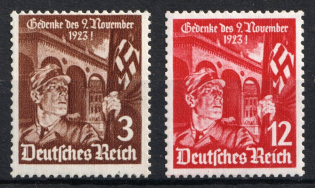1935 Third Reich, Germany (Mi. 598 - 599, Full Set, CV $20, MNH)