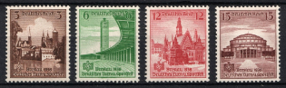 1938 Third Reich, Germany (Mi. 665-668, Full Set, CV $20, MNH)