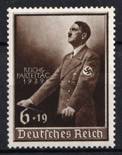 1939 Third Reich, Germany (Mi. 701, Full Set, CV $30, MNH)